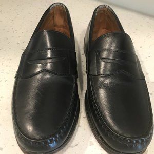 Allen Edmonds Cavanaugh Men's Leather Penny Loafers 7.5 D Black Leather